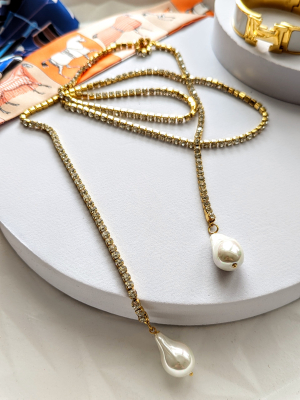 1217 offene Kette Strass
