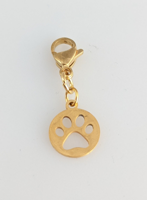 5011 Charmanhänger Tatze gold