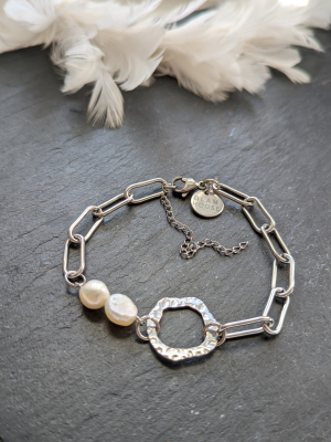 2094 Armband Perle silber