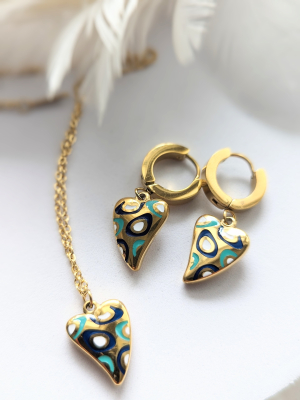 1195 Set Kette & Ohrringe