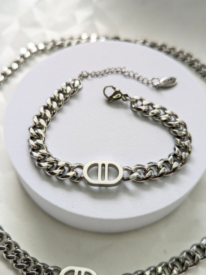 2117 Armband Panzerkette gold oder silber