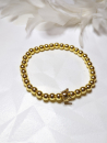 2074 Armband Hämatit gold Krone